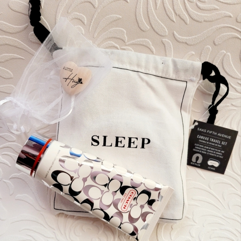 Saks Fifth Ave Sleep Set Coach Lotion Bundle